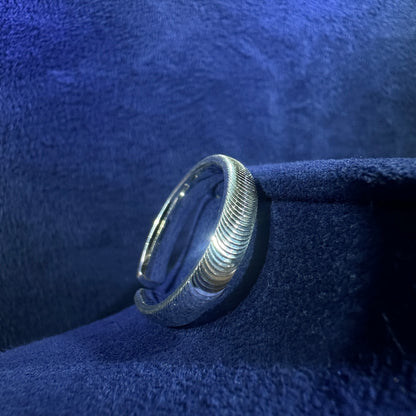 999 Pure Silver Full Cat Eye Ring Open-End Adjustable | DXAGRG2603024
