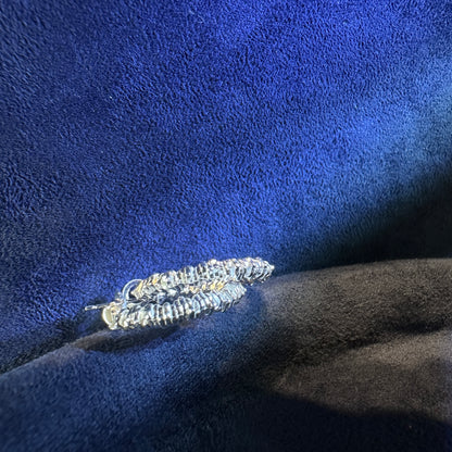 990 Silver Pieces of Taels Earring Hoop | DXAGER2605095